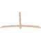 Ekena Millwork Bellingham Smooth Timber Gable Bracket, Douglas Fir, 72"W x 42"H x 1 1/2"D x 3 1/2"F, 14/12 Pitch GBW072X42X0204BEL00SDF - alternate 2